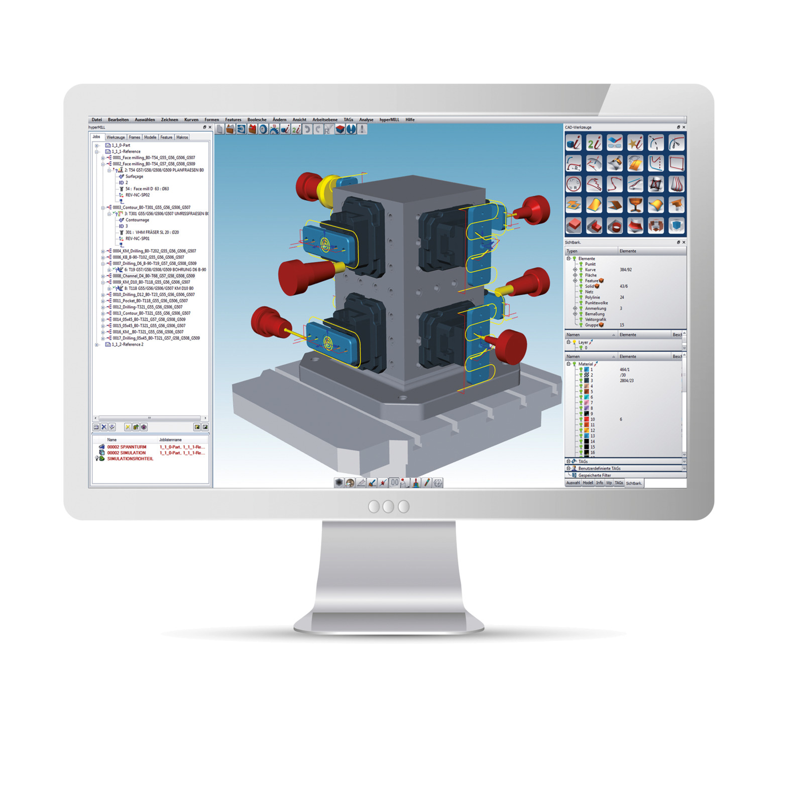 hyperMILL Bedieneroberfläche